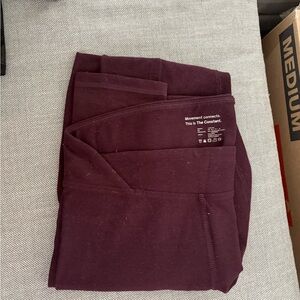 TNA Burgundy Leggings